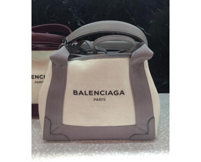 2016新色 BALENCIAGA バレンシアガスーパーコピー16春夏新作ネイビートートバッグ グレー
