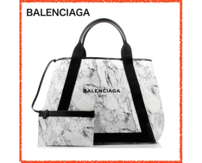 2016SS最新★2016新色 BALENCIAGA バレンシアガスーパーコピー☆キャンバス トート M マーブル 