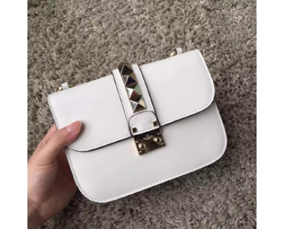 15-16AW Valentino ヴァレンティノスーパーコピー★"Rockstud" Mini ショルダーバッグ Ivory★ IW0B0298VIT