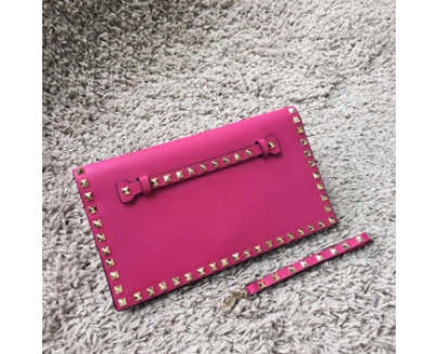 15新作 Valentino ヴァレンティノスーパーコピー Rockstud leather clutch IW13B0399NWB