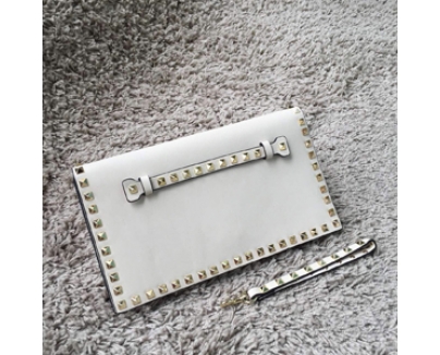 15新作 Valentino ヴァレンティノスーパーコピー Rockstud leather clutch IW14B0399NWB