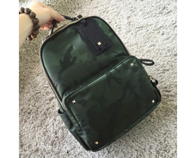 2016新作【Valentino ヴァレンティノスーパーコピー】RockstudバックパックM カモフラ