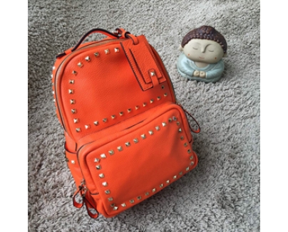 2016新作 Valentino ヴァレンティノスーパーコピー　バックパック　大 Orange！