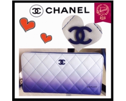 2016春夏新作 Chanel シャネルスーパーコピー《少数入荷 美グラデ 》 Zip Wallet