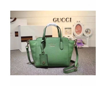 イチオシ★2016新作【 GUCCI 】グッチスーパーコピー swing mini leather top handle bag green
