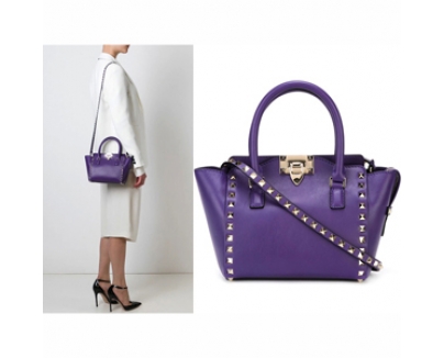 16AW V212 Valentino ヴァレンティノスーパーコピー ‘Rockstud’ tube mini trapeze tote