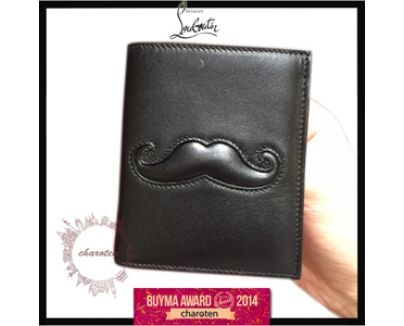 2016年春夏!クリスチャン ルブタン財布スーパーコピー Christian Louboutin お髭デザイン paros mustache 折り財布