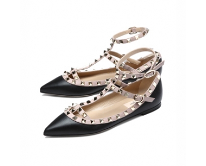 2016SS Valentino ヴァレンティノスーパーコピー(ヴァレンティノ) ポインテッドトゥ バレエシューズ