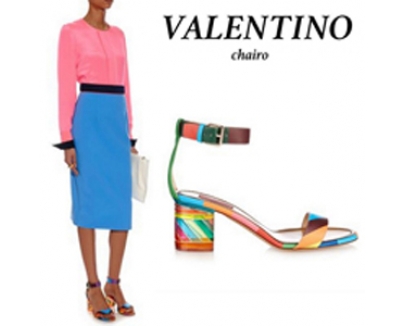 2016最新作☆大人気*Valentino ヴァレンティノスーパーコピー*15ss*1973マルチカラーサンダル*