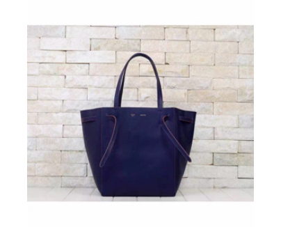 2016秋冬新着★CELINE セリーヌ コピー★ベルト付スモールカバファントム★インディゴ 176703A38.07IN