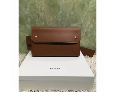 2016秋冬新着 CELINE セリーヌ コピー Bumbag Natural Calfskin クラッチバッグ Coffee★