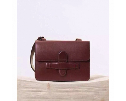 ★2016秋冬新着 CELINE セリーヌ コピー Symmetrical シメトリカル M ライトトープ＆WINE RED