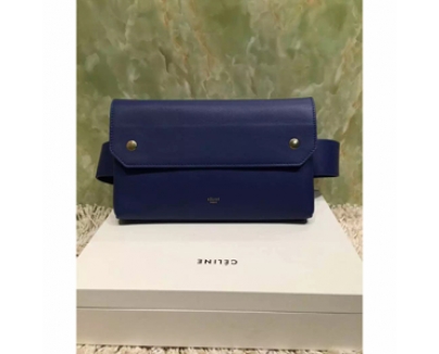 2016秋冬新着 Bumbag Natural Calfskin クラッチバッグ Blue★CELINE セリーヌ コピー