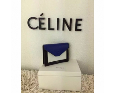 2016秋冬新作 CELINE セリーヌ コピー ポケット付の折りたたみ小財布 超可愛ポケット
