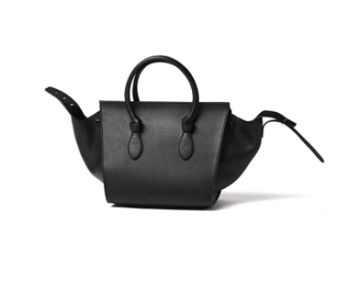 2016新作 セレブ愛用☆人気商品★CELINE セリーヌ コピー☆TIE MINI★ハンドバッグ BLACK 175883TKB38NO