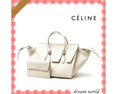 2016秋冬最新作★注目モデル★CELINE セリーヌ コピー★TIE ハンドバッグ Chalk 175882SKA.27AZ
