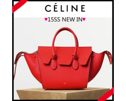 最新作15SS CELINE セリーヌ コピー セレブ愛用!可愛Mini Tie Bag Alizarine☆ 175883SKA.27AZ
