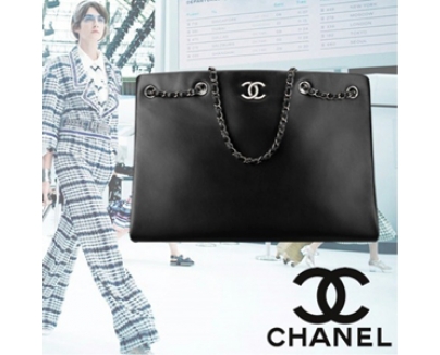 16SS CHANEL シャネルコピー ラージ ショッピングバッグ ブラック A91097Y099589430