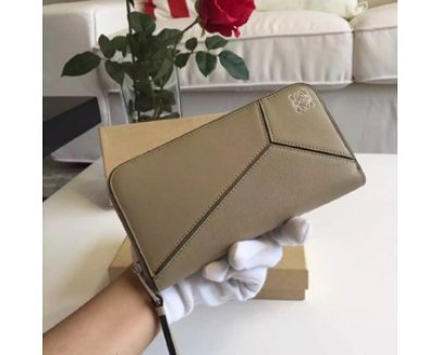 2016SS LOEWE ロエベスーパーコピー 長財布 122 N89 F13 2630 PUZZLE STONE-グレー