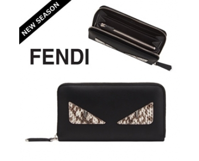 2016-17AW【フェンディスーパーコピー FENDI】Bag Bugs 長財布