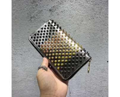 2016-17AW クリスチャン ルブタン コピー Christian Louboutin プラティーヌ ジップ式長財布