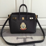 エルメスバーキン コピー 25 HERMES ハンドバッグ 塗鴉 Black ゴ...