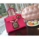 エルメスケリー コピー HERMES 20cm Kelly 内縫 エプソン ローズコンフェッティ Light Red