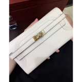 エルメス HERMES ルージュガーネットギリーズケリーウォレット★