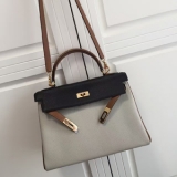 エルメスケリー コピー 28cm HERMES ハンドバッグ トゴ　Ｒ刻印　内縫...