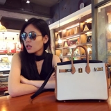 エルメスバーキン コピー 25 HERMES Coffee/Apricot ゴー...