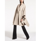 マックスマーラ【Max Mara】ピュアカシミヤダブルフェイスケープ　BASIL...