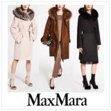 16-17AWマックスマーラ【Max Mara】MANGO ファー付きヴァージン...