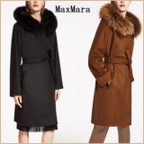 マックスマーラ【Max Mara】MANGO FOXファー ウールコート