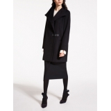 マックスマーラ【Max Mara】キャメル素材コート　ネイビー