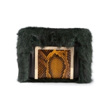 ☆JIMMY CHOO☆ジミーチュウ スーパーコピー Ava クラッチ Gree...