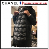 パリ発シャネル【CHANEL】AW16 新作 カシミヤ 黒xグレー マフラー♡