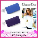 ★【Christian Dior】クリスチャンディオール★トリヨン×ジップ長財布...