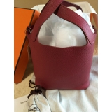 24H限定SALE★HERMES★即発ピコタンロックPM18cm完売ルビーT刻印