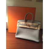 エルメス バーキン25 Birkin 25cm bluegracier新色☆ゴー...
