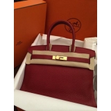 HERMES★【入手不可能で絶対欲しい】エルメス バーキンルージュガランス30