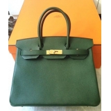 エルメス 和装にも合う・ヴェールアングレ BIRKIN30 G金具 安心の国内配...