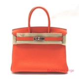【HERMES】エルメス バーキン30 フューオレンジ