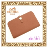 送料無料★Hermes　長財布♪ ドゴンロング