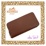 送料無料★Hermes　長財布 シルクイン