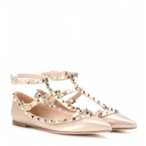 2016新作 Valentino ヴァレンティノスーパーコピーメタリックストラップバレリーナ★上品ゴージャス