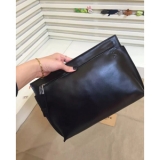 2016春夏新作 LOEWE ロエベスーパーコピー クラッチバッグ ミディアム BLACK ブラック T POUCH 109 54   K36 2030 1100