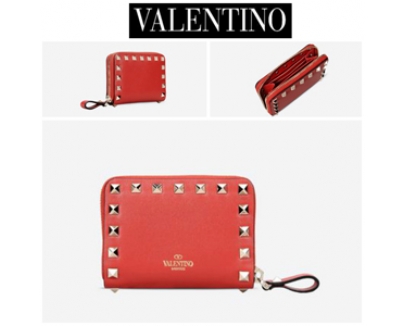 ★VALENTINO★ヴァレンティノスーパーコピー ロックスタッズアルチェ型コインパース LW2P0358BOL 0RO