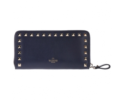 ★VALENTINO★【2017秋冬】ヴァレンティノスーパーコピー Rockstudジップ長財布