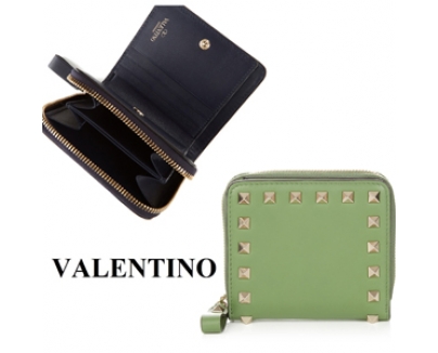 2016-17AW VALENTINO(ヴァレンティノスーパーコピー) 折り畳みコンパクトウォレット☆