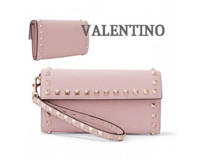 2016-17AW VALENTINO Rockstud コンチネンタルウォレット